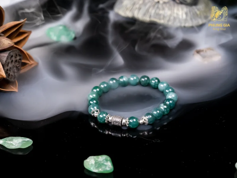 Vòng Tay Tam Tai Lam Ngọc hóa giải vận hạn Tam Tai cho 3 con giáp Hợi - Mão - Mùi năm 2026