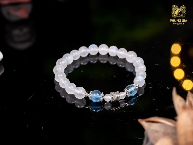 Vòng Tay Thái Bạch Lam Nguyệt