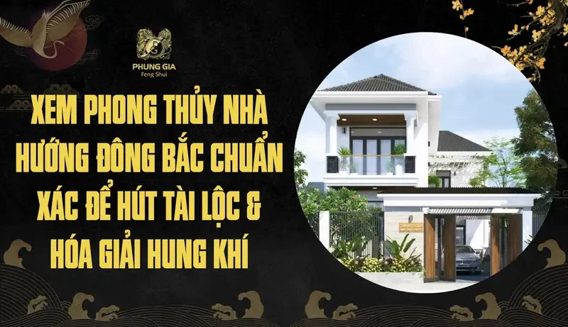 Xem phong thủy nhà hướng Đông Bắc chuẩn xác để hút tài lộc & hóa giải hung khí