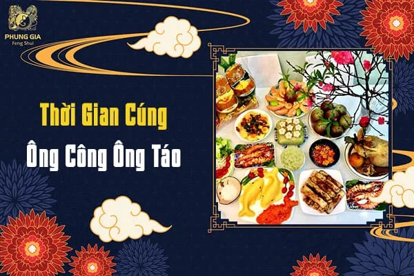 Thời Gian Cúng Ông Công Ông Táo