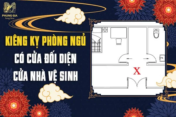 Kiêng Kỵ Phòng Ngủ Có Cửa Đối Diện Cửa Nhà Vệ Sinh