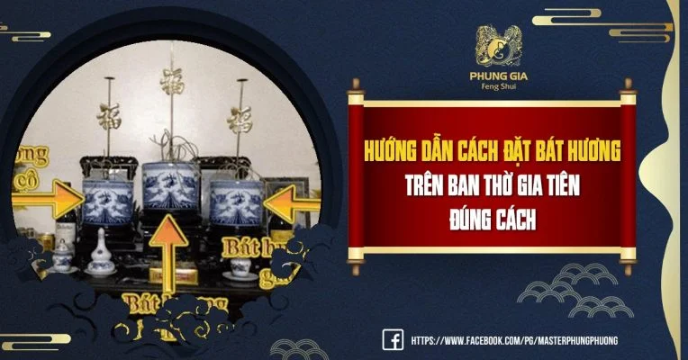 Hướng Dẫn Cách Đặt Bát Hương Trên Ban Thờ Gia Tiên Đúng Cách