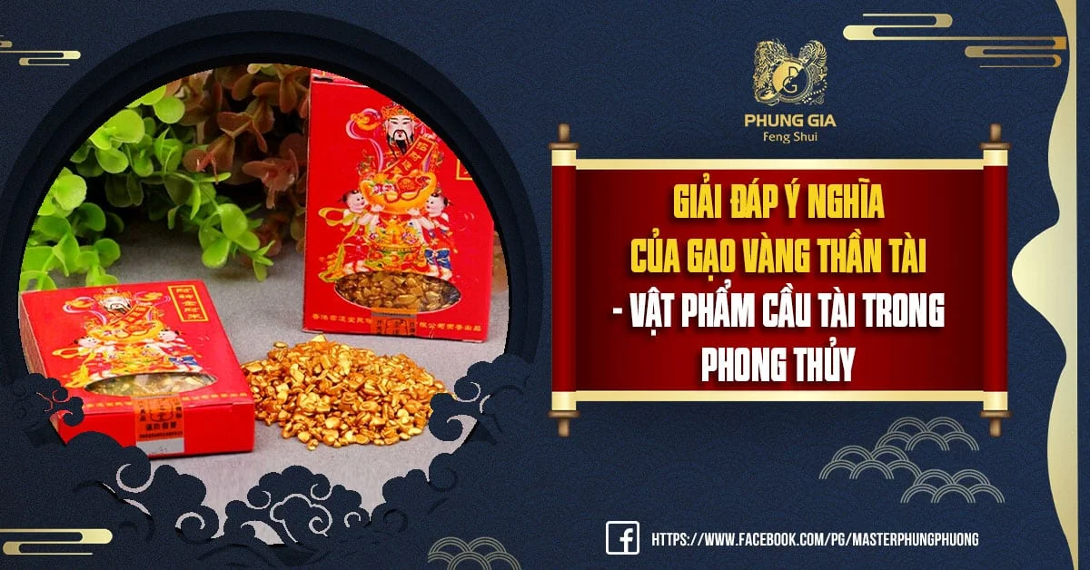 Giải Đáp Ý Nghĩa Của Gạo Vàng Thần Tài - Vật Phẩm Cầu Tài Trong Phong Thủy