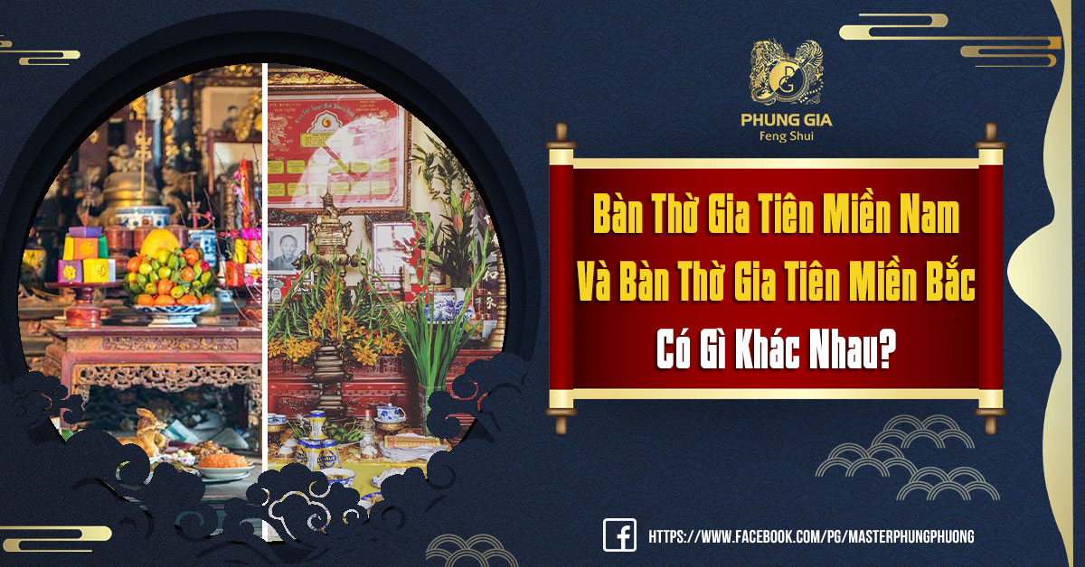 Ban Thờ Gia Tiên Miền Nam Và Miên Bắc Có Gì Khác Nhau