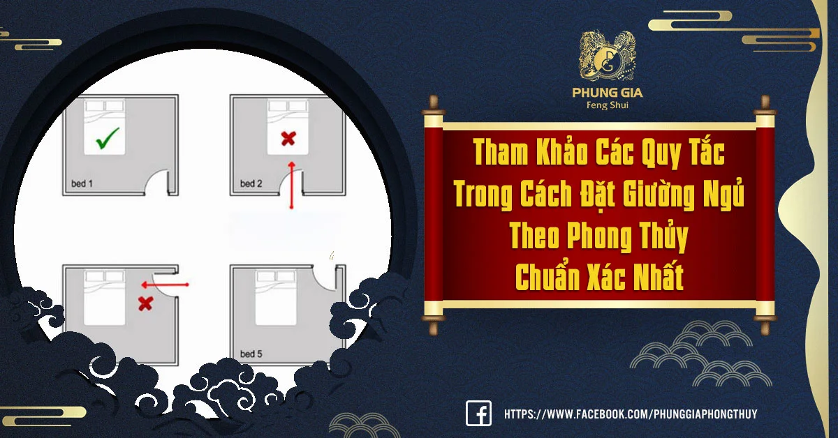 Các Quy Tắc Trong Cách Đặt Giường Ngủ Theo Phong Thủy Chuẩn Xác Nhất