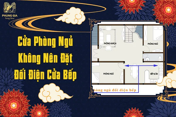 Cửa Phòng Ngủ Không Nên Đối Diện Thẳng Với Cửa Bếp