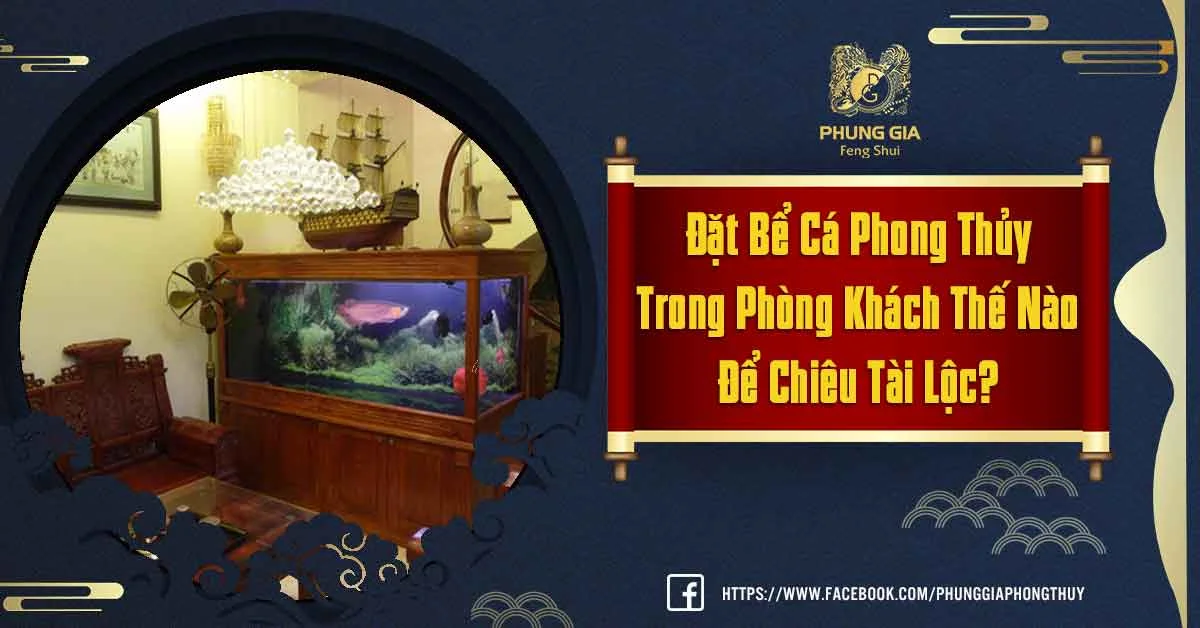 Vị Trí Đặt Bể Cá Phong Thủy Trong Phòng Khách Chuẩn Xác Nhất