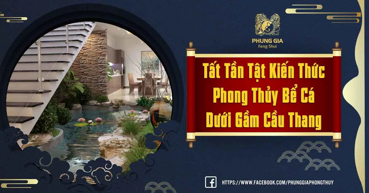 Cập Nhật Kiến Thức Phong Thủy Bể Cá Dưới Gầm Cầu Thang