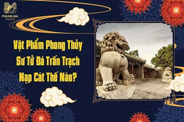 Vật Phẩm Phong Thủy Sư Tử Đá Trấn Trạch Nạp Cát Thế Nào