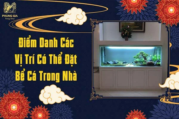 Các Vị Trí Có Thể Đặt Bể Cá Trong Nhà