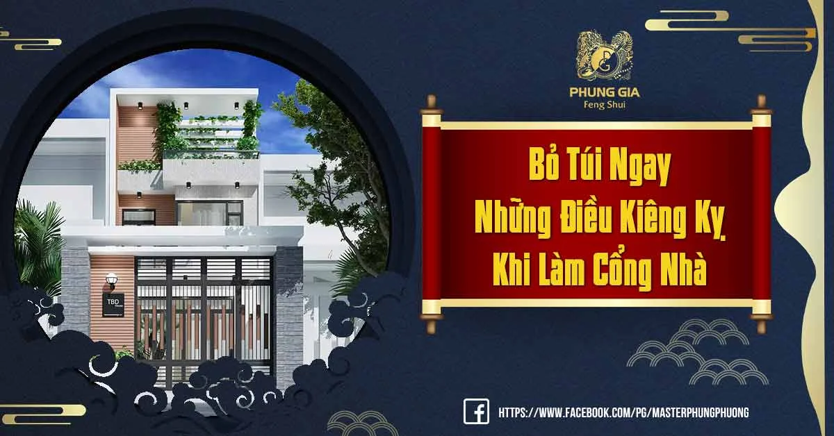 Những Điều Kiêng Kỵ Khi Làm Cổng Nhà Gia Chủ Nên Biết