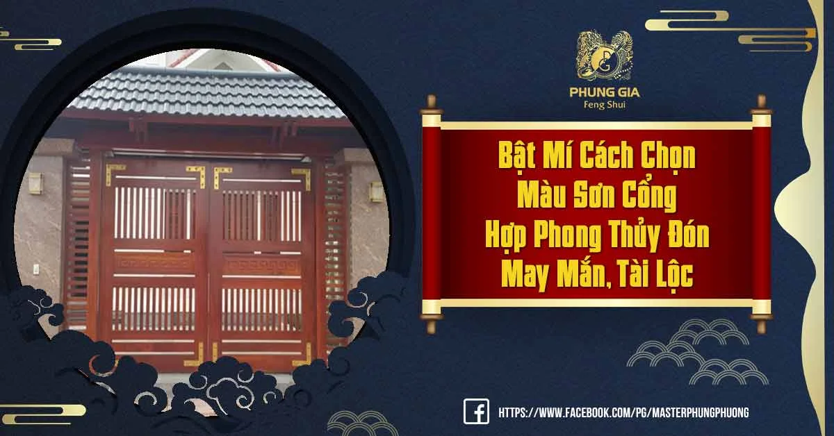 Bí Quyết Chọn Màu Sơn Cổng Hợp Phong Thủy Đón Tài Lộc