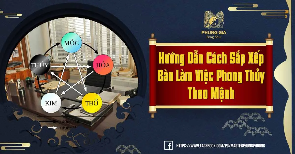 Phong Thủy Bàn Làm Việc Theo Mệnh Giúp Tiền Vào Như Nước