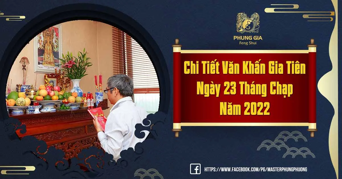 Văn Khấn Gia Tiên Ngày 23 Tháng Chạp Mới Nhất
