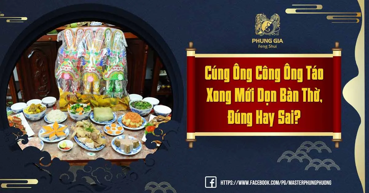Giải Đáp Cúng Ông Công Ông Táo Xong Mới Dọn Bàn Thờ