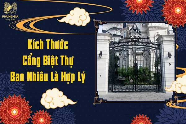 Kích Thước Cổng Biệt Thự Bao Nhiêu Là Hợp Lý