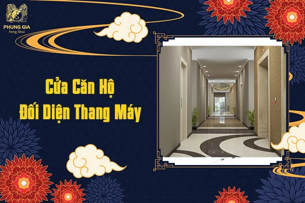 Cửa Căn Hộ Đối Diện Thang Máy