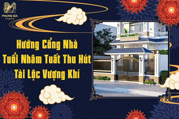 Hướng Cổng Nhà Tuổi Nhâm Tuất Thu Hút Tài Lộc Vượng Khí