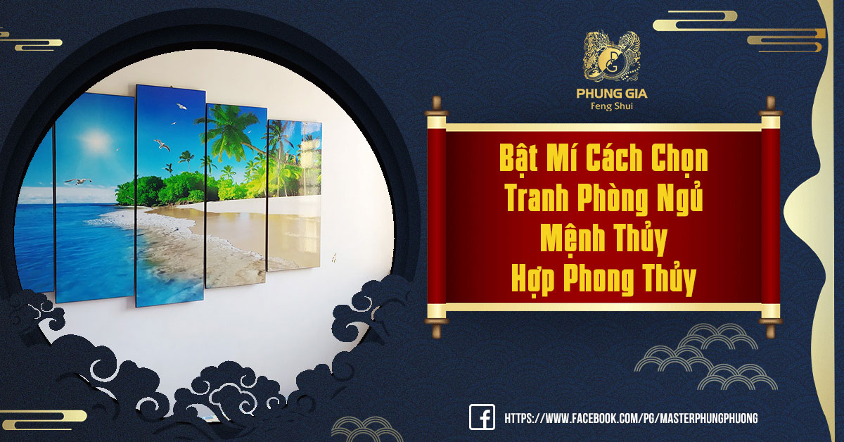 Tranh Phòng Ngủ Mệnh Thủy