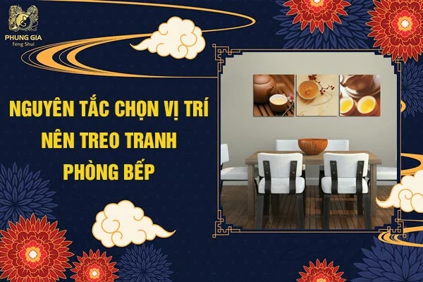 Nguyên Tắc Chọn Vị Trí Nên Treo Tranh Phòng Bếp