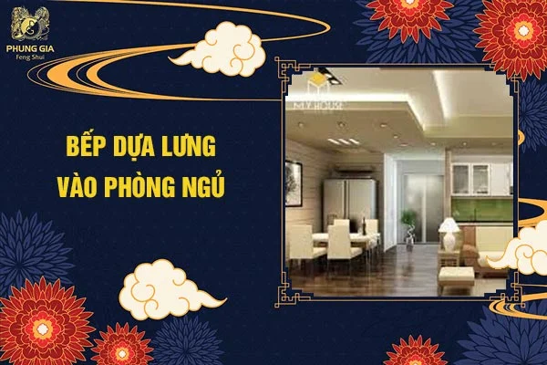 Bếp Dựa Lưng Vào Phòng Ngủ