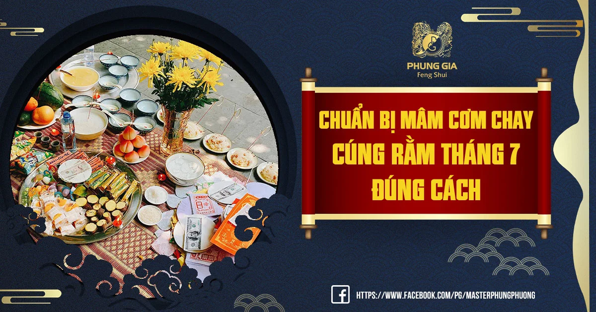 Gợi Ý Mâm Cơm Chay Cúng Rằm Tháng 7 Đầy Đủ