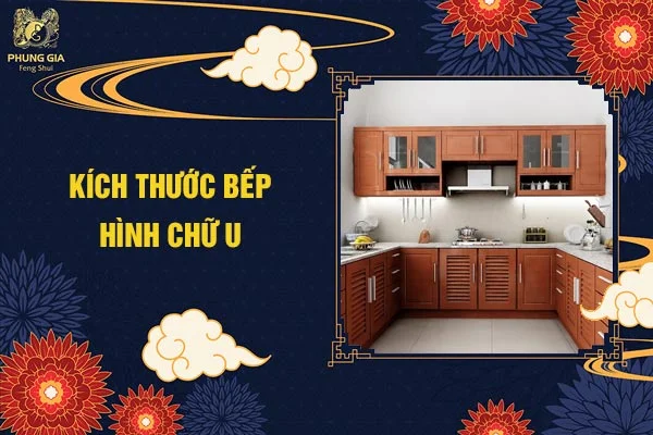 Kích Thước Bếp Hình Chữ U