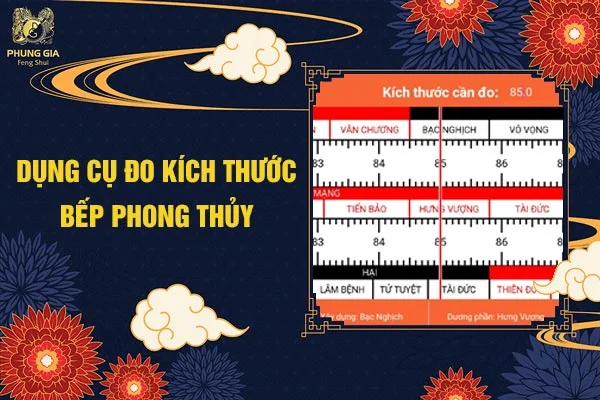 Dụng Cụ Đo Kích Thước Bếp Phong Thủy