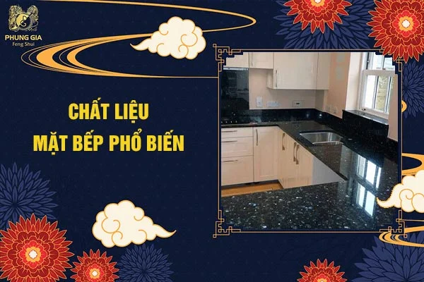 Chất Liệu Mặt Bếp Phổ Biến