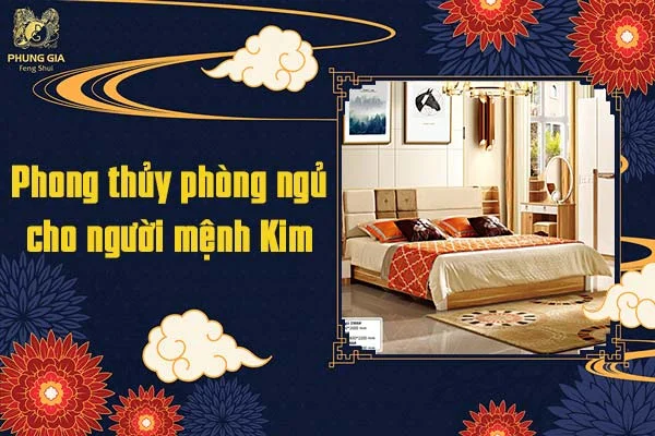 Phong thủy phòng ngủ cho người mệnh Kim