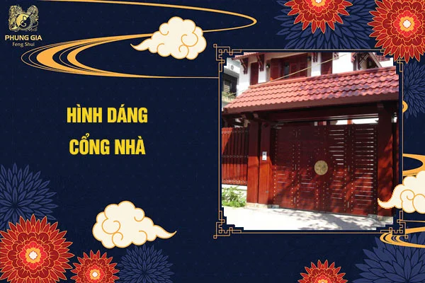 Hình dáng cổng nhà
