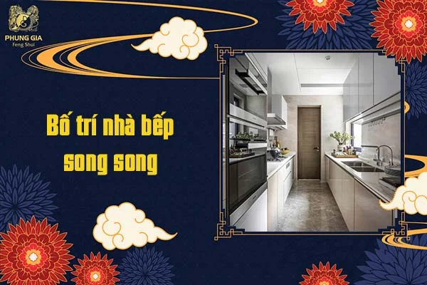 Bố trí nhà bếp song song