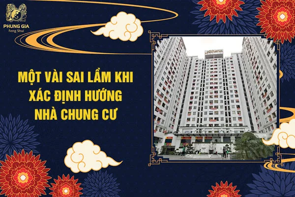 Một vài sam lầm khi xác định hướng nhà chung cư
